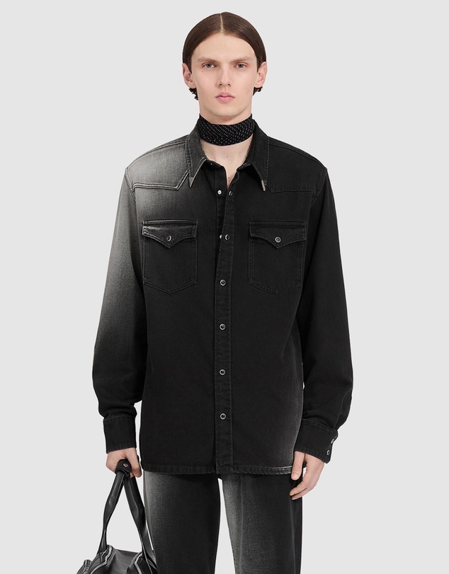 MM6 Maison Margiela - Faded Denim Overshirt