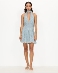 Dazie - Mocktail Scarf Mini Dress