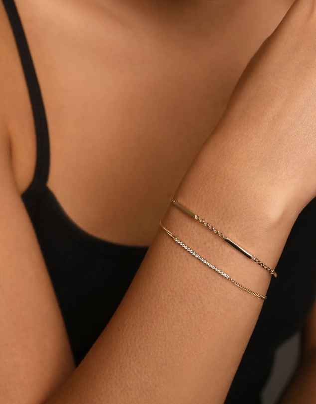 Von Treskow - Luxe Segmented Bar Bracelet