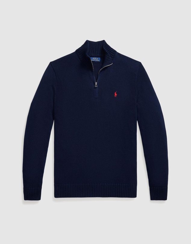 Polo Ralph Lauren - Cotton Quarter-Zip Sweater