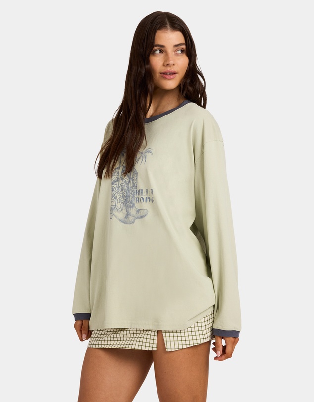 Billabong - Womens Cowgirl Long Sleeve T-Shirt