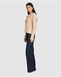 Honey and Beau - Biana Button Detail Jumper
