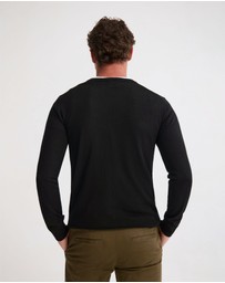 Oxford - Basic V-Neck Pure Wool Pullover