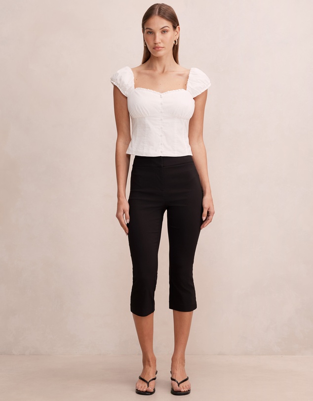 Forever New - Alice Cotton Button Top