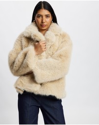 Honey and Beau - Gracia Faux Fur Jacket