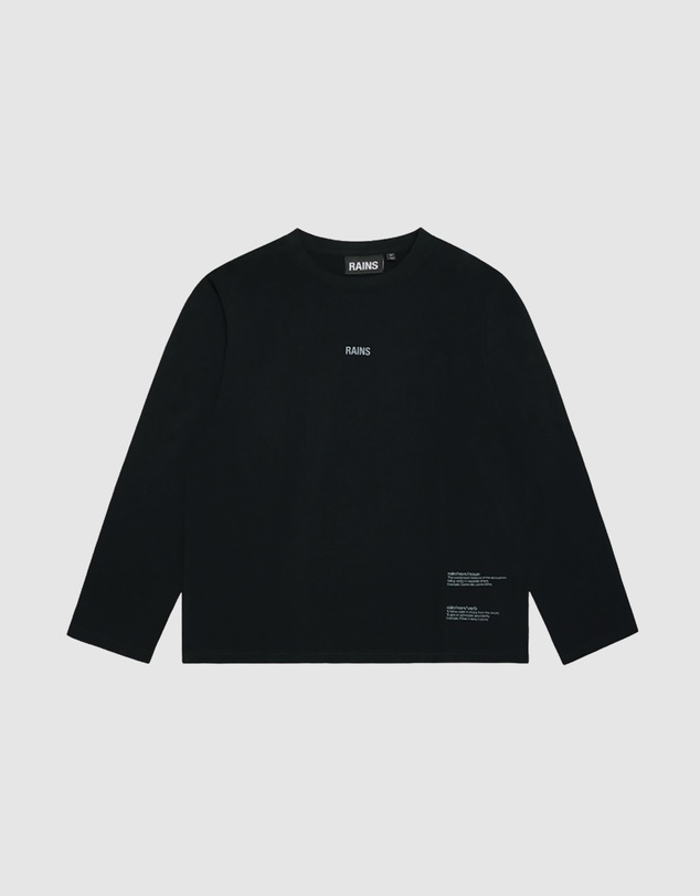 RAINS - Women's Classic Long Sleeve T-Shirt Rains Black