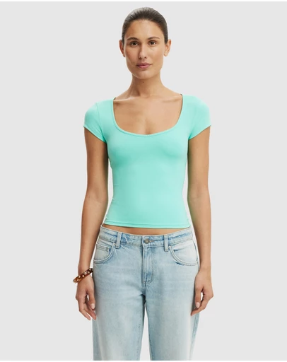 Cotton On - Hold Me SS Top