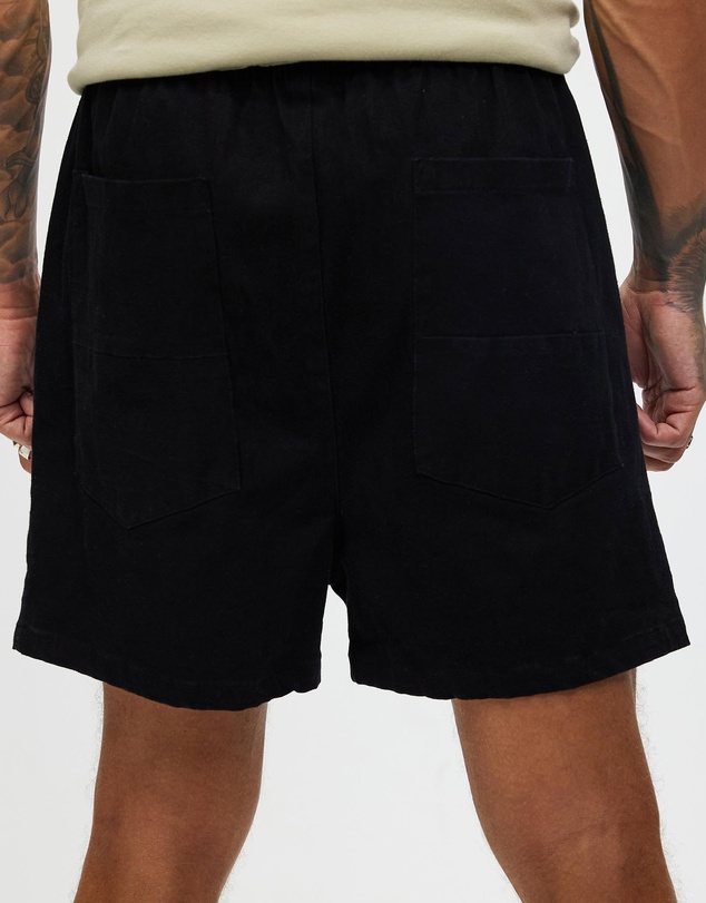 Surrounded By Ghosts - The Natron Denim Drawstring Shorts