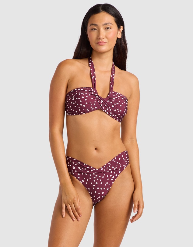 Seafolly - Dolce Dot Twist Band Mini Hipster Bikini Bottom