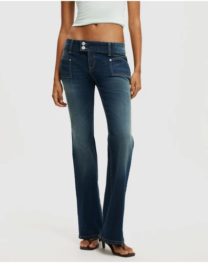 Cotton On - Low Rise Bootcut Jeans