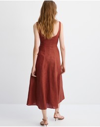 M.N.G - A-Line Linen Dress