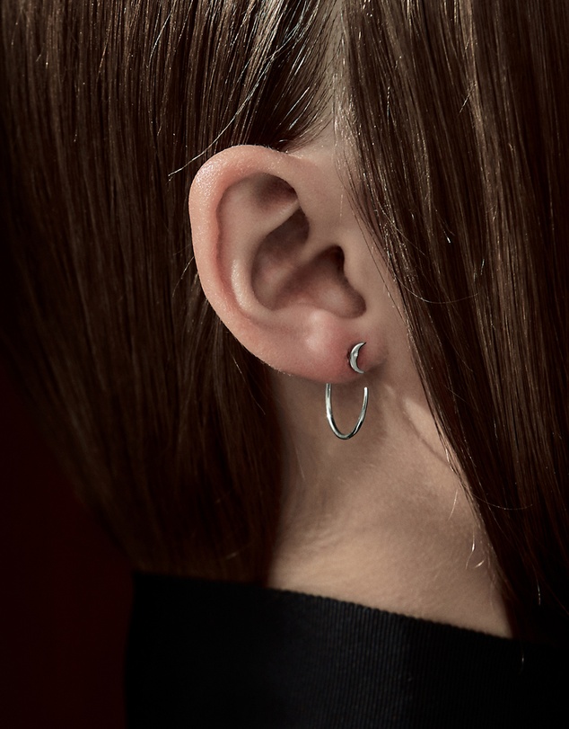 Karen Walker - Moon & Star Hoops