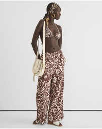 Zerafima - The Oasis Linen Wide Leg Pant