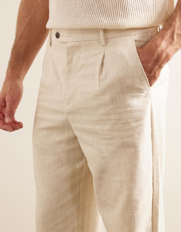 AERE - Leo Linen Suit Pants