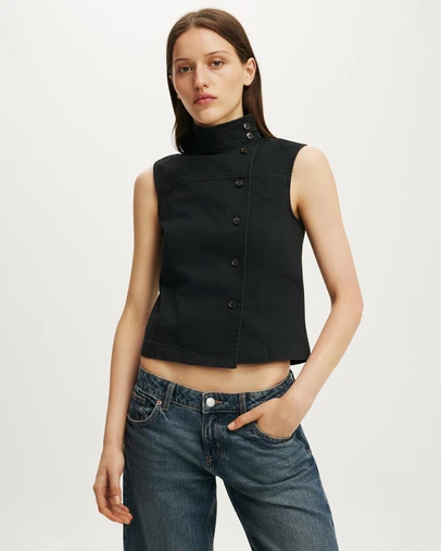 Cotton On - Frankie Funnel Neck Top