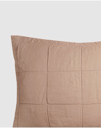 Bambury - Linen Quilted Pillow Sham