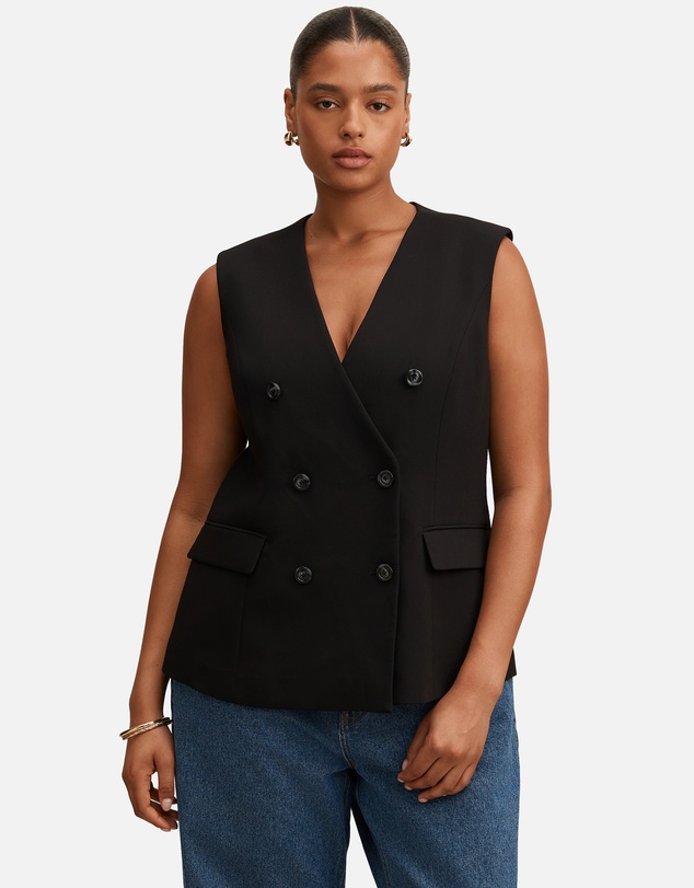 Forever New Curve - Myra Curve Sleeveless Blazer