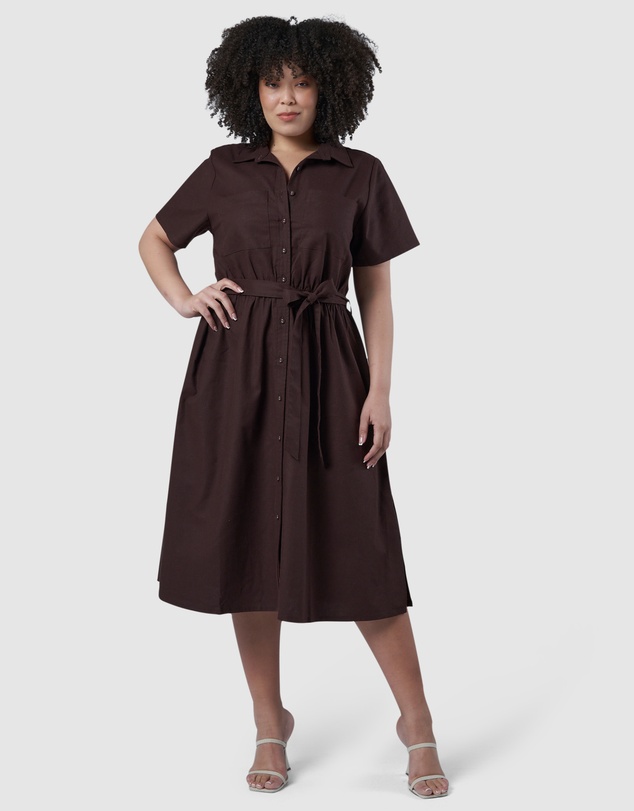 Something 4 Olivia - Frankie Shirt Midi Dress