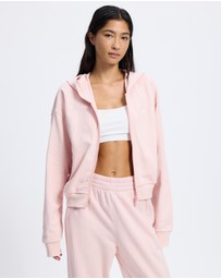 adidas Originals - Essentials French Terry Cropped Zip Hoodie