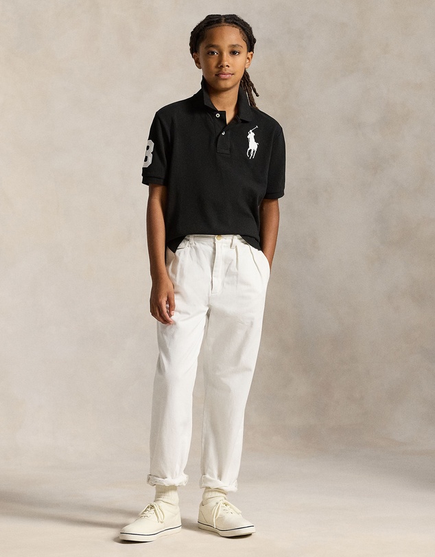 Polo Ralph Lauren - Big Pony Cotton Mesh Polo Shirt - Teens