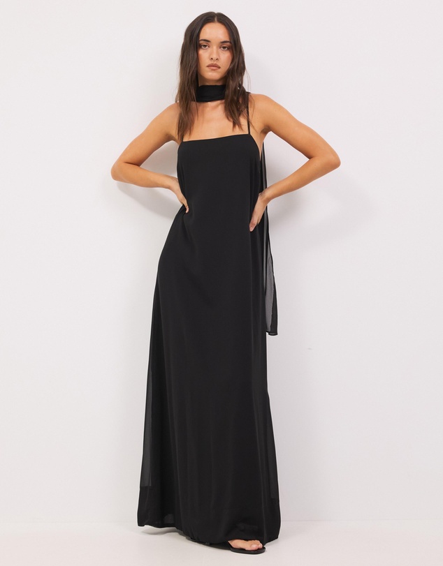 Calli - Malik Scarf Maxi Dress