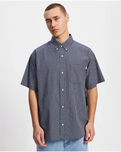 S Double - Ground Plaid SS Shirt