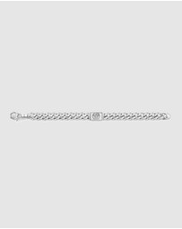Philipp Plein - Plein Tag Silver-Tone Bracelet