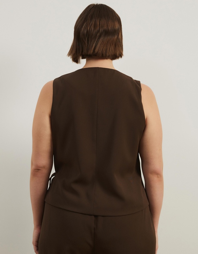 Atmos&Here Curvy - Freida Wrap Vest Top