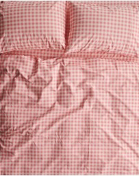 Kip&Co - Gingham Candy Organic Cotton Fitted Sheet Cot - Babies