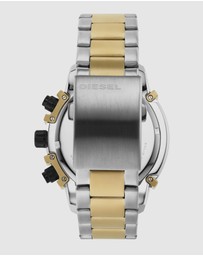 Diesel - Griffed Two Tone Chronograph Watch