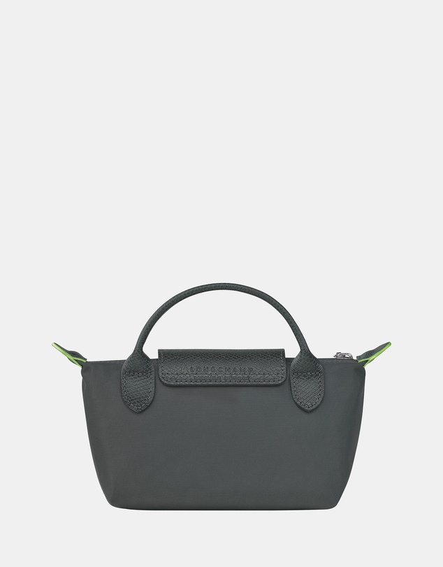 Longchamp - Le Pliage Green Pouch With Handle