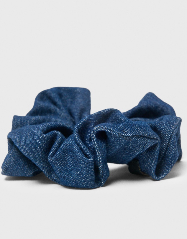 Maje - Denim scrunchie