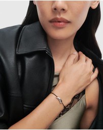 PDPAOLA - Orbit Cord Bracelet Silver