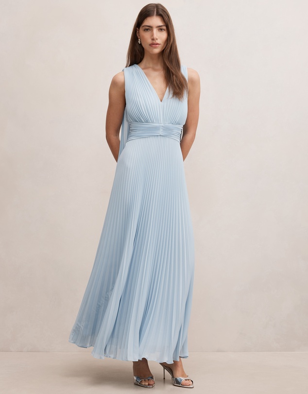Forever New - Leia Pleated Cape Maxi Dress