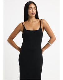 General Pants Co. Basics - Straight Neck Maxi Dress