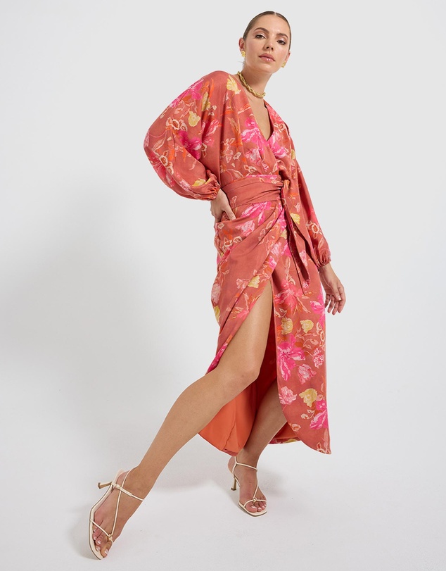 Pasduchas - Ruby Wrap Midi Dress