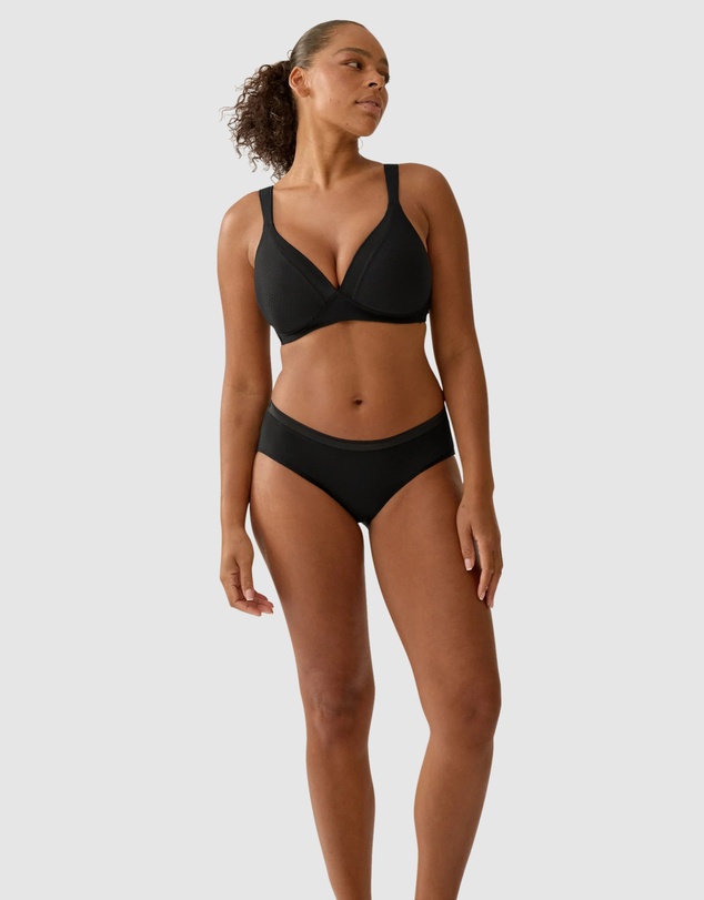 Naturana - Wednesday Jacquard Wireless T-Shirt Bra with Padded Straps