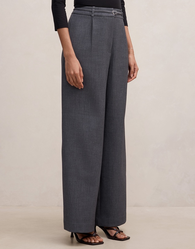 Forever New Petite - Lena Petite High Waist Wide Leg Pants