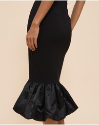 CHANCERY - Cleo Peplum Midi Dress