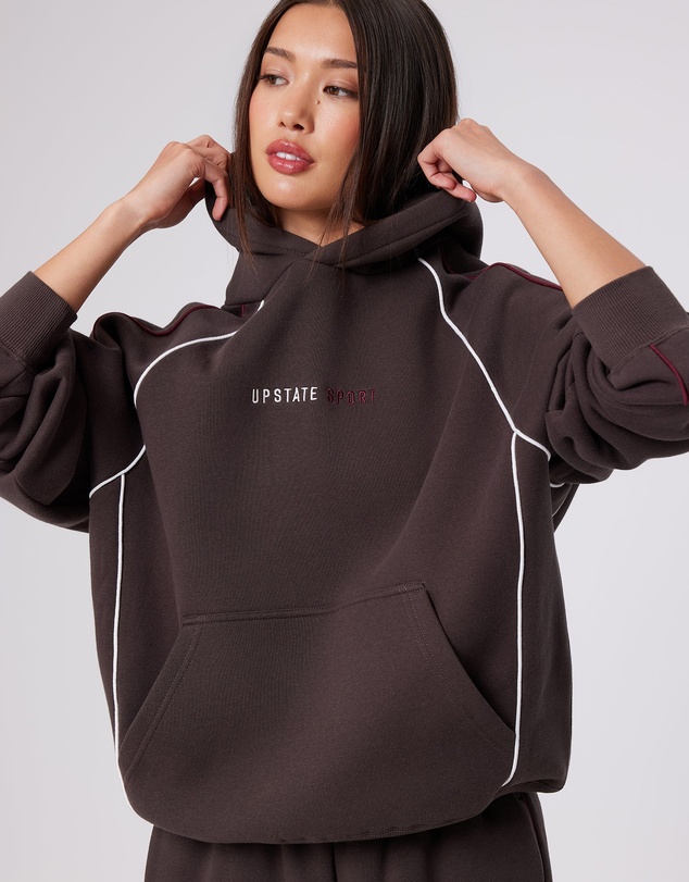 Upstate - Velocity Hoodie - Espresso