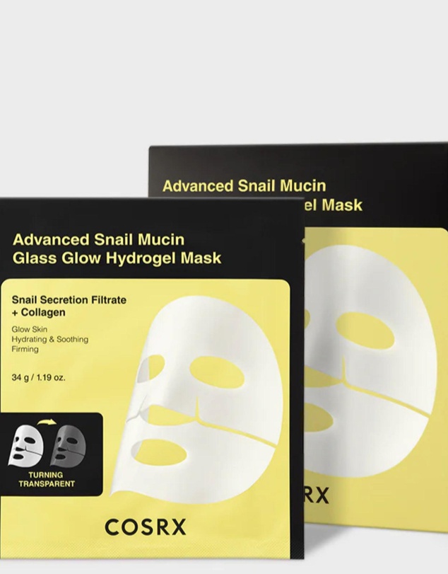 COSRX - Advanced Snail Mucin Glass Glow Hydrogel Mask CPNP Bundle (3pcs)