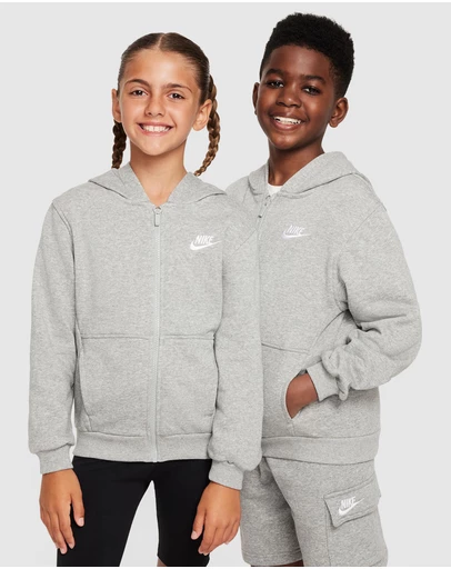 Nike - French Terry Full-Zip Hoodie - Teens