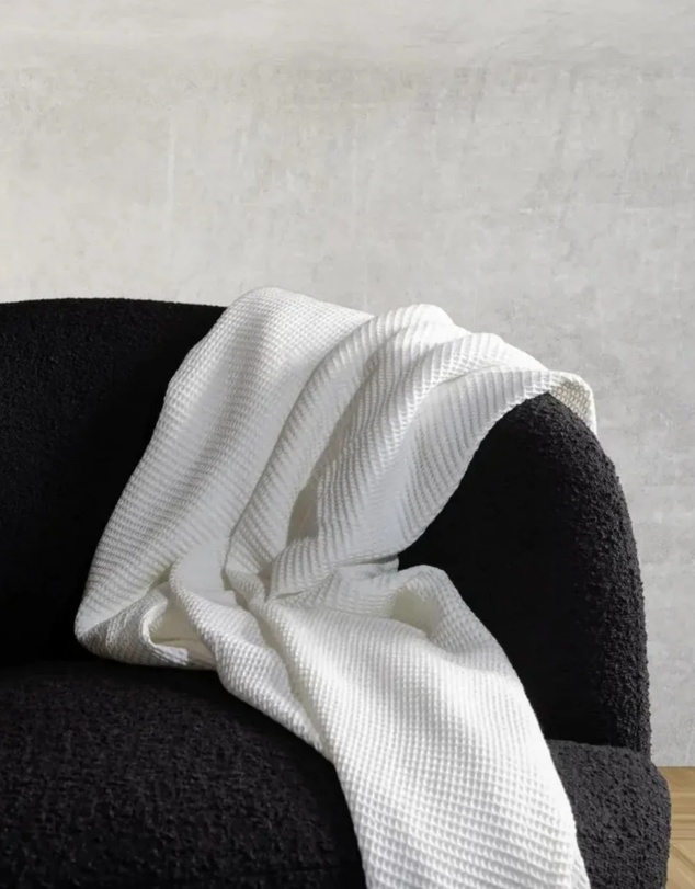 Ettitude - Blissful Bamboo Waffle Throw Blanket