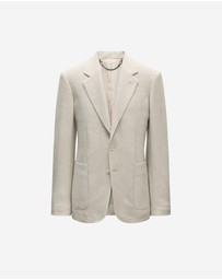 Calibre - Unstructured Textured Blazer Neutral