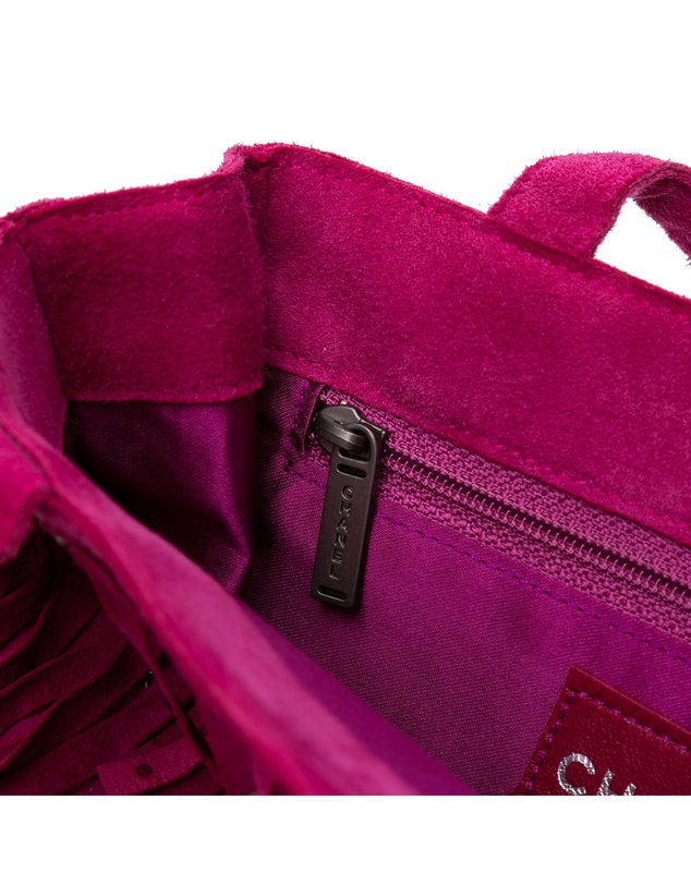 Pre-Loved by Azura Reborn - Pre-Loved chanel Embellished Suede Tote Bag with Fringe Details