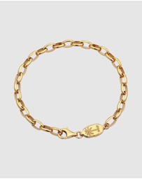 Haze & Glory - ICONIC EXCLUSIVE - Bracelet Men Link Chain 925 Sterling Silver Gold-Plated