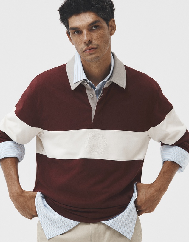 Country Road - Australian Cotton Panel Rugby Polo