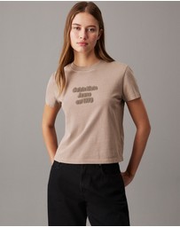 Calvin Klein Jeans - Slim Washed Logo Baby Tee