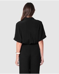 UNE PIECE - Short Sleeve Button-Up Shirt