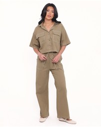 Petal & Pup - Jill Pant Set - Khaki
